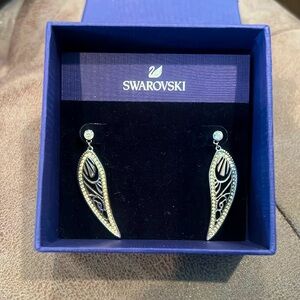 Swarovski silver Angel Wing Earrings